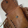 GOTHIC SKULL RIVETS TASSEL SHOULDER BAG