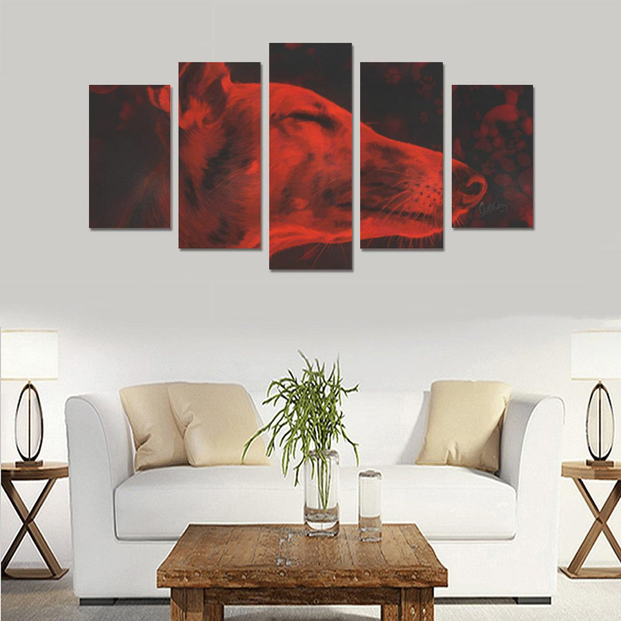 Greyhound Canvas Wall Art 5-Pieces