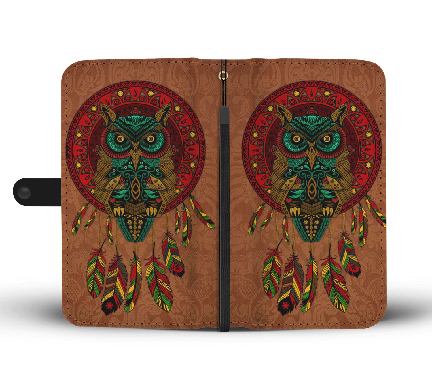 Native Owl Wallet Case