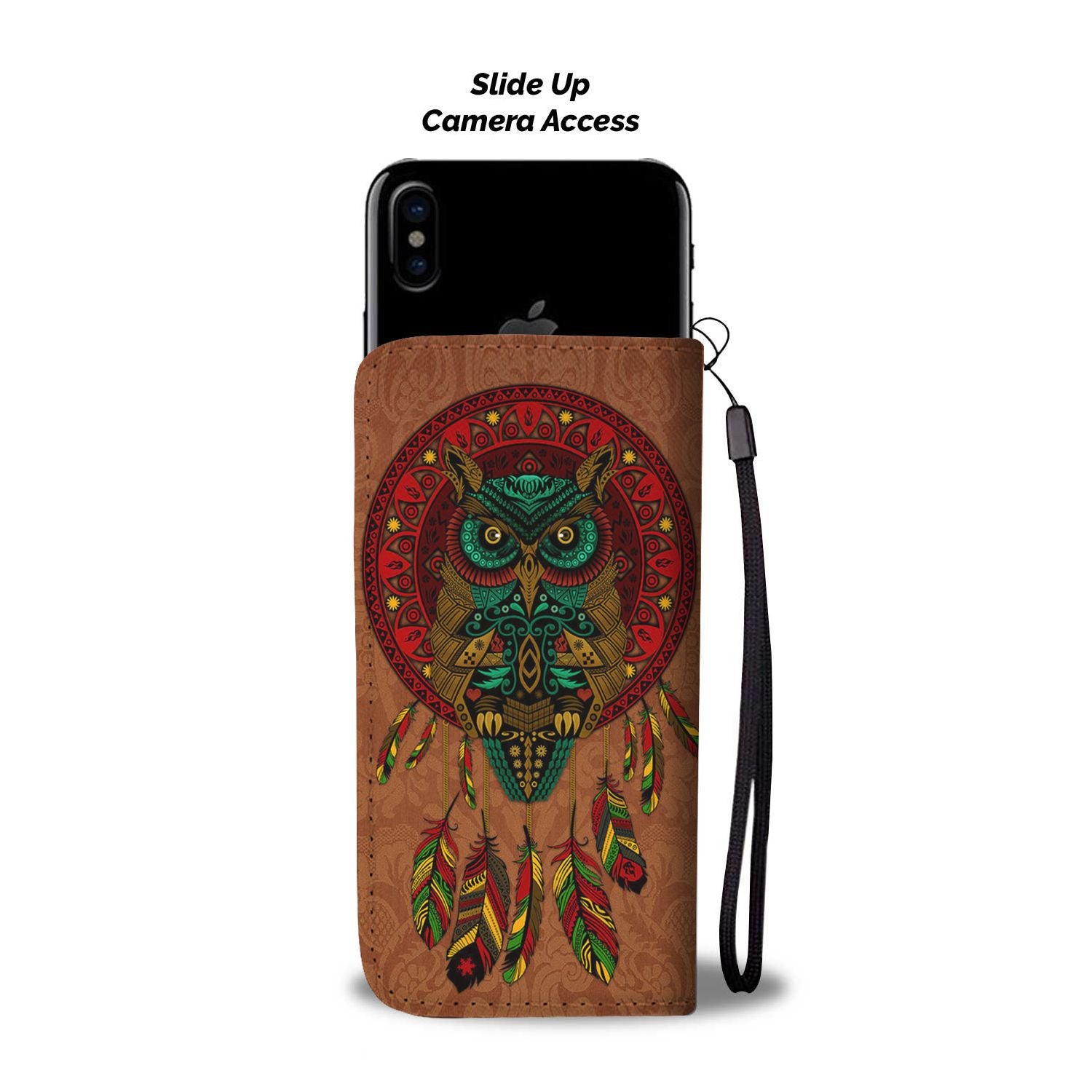 Native Owl Wallet Case