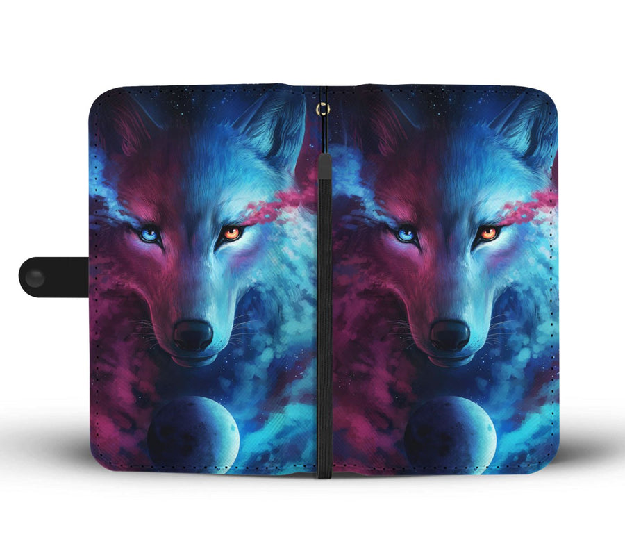 Moonlight Wolf Wallet Case
