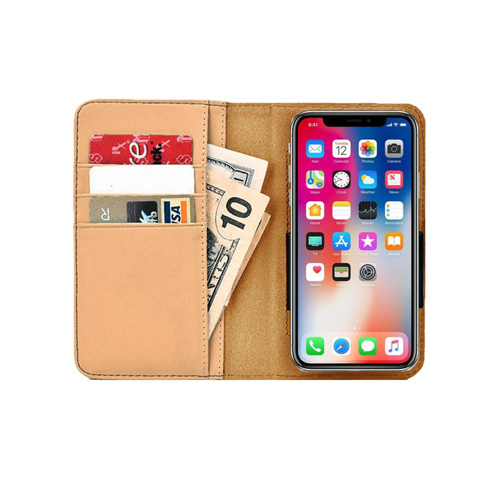 Galaxy Wolf Wallet Case