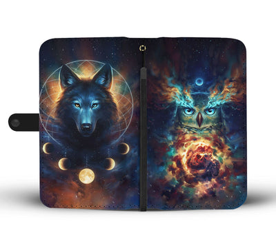 Wolf & Owl Wallet Case