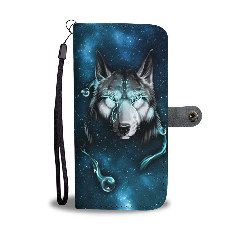 Native Wolf Wallet Case