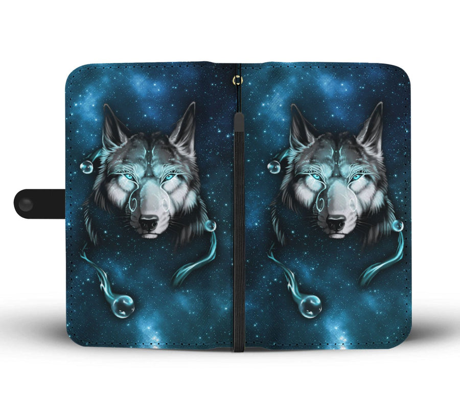 Native Wolf Wallet Case