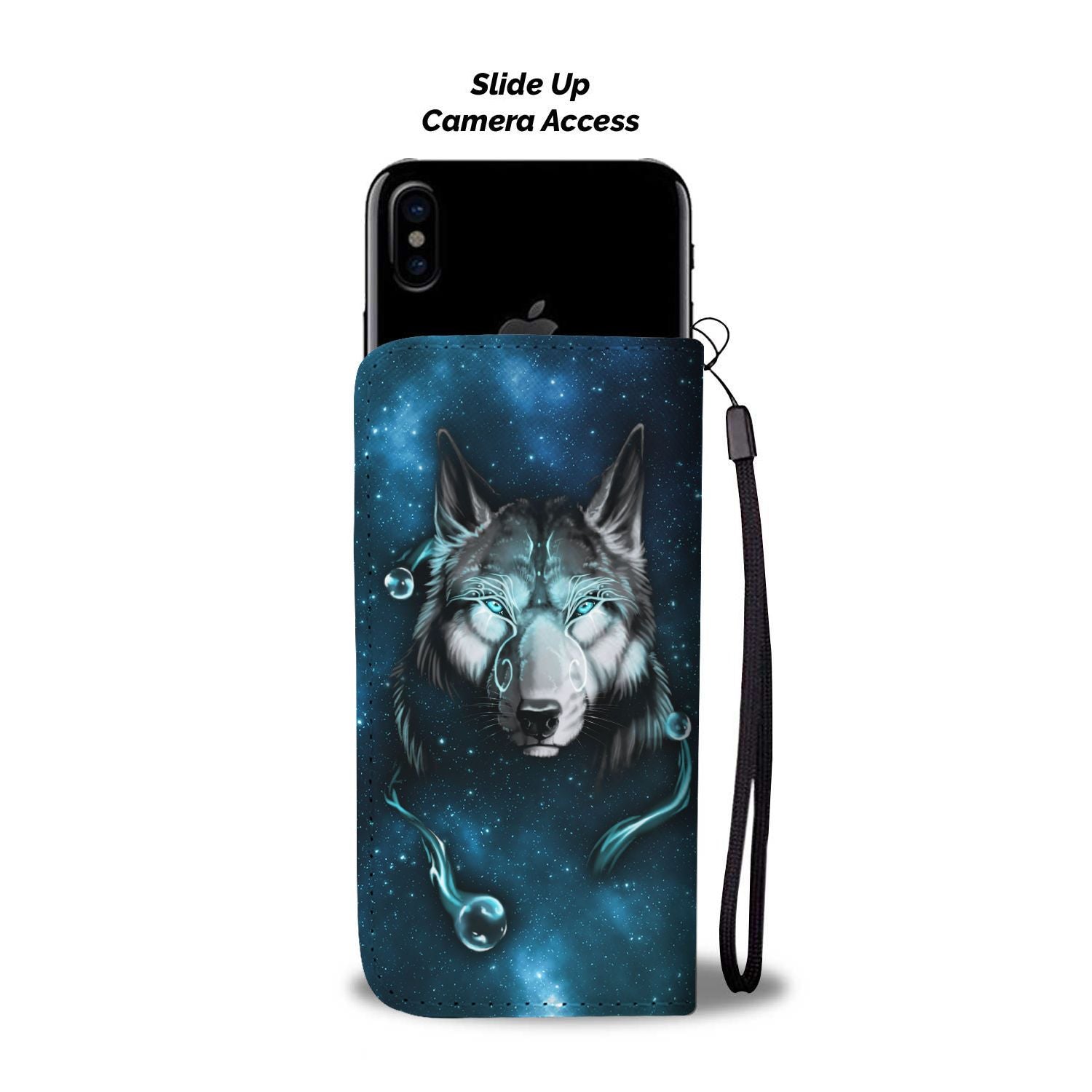 Native Wolf Wallet Case