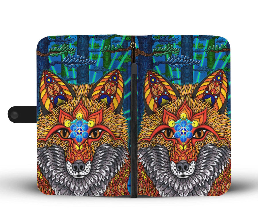 Native Wolf Wallet Case