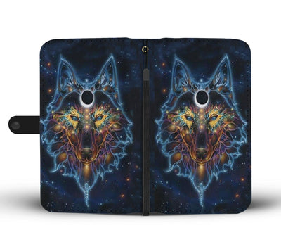 Native Wolf Wallet Case