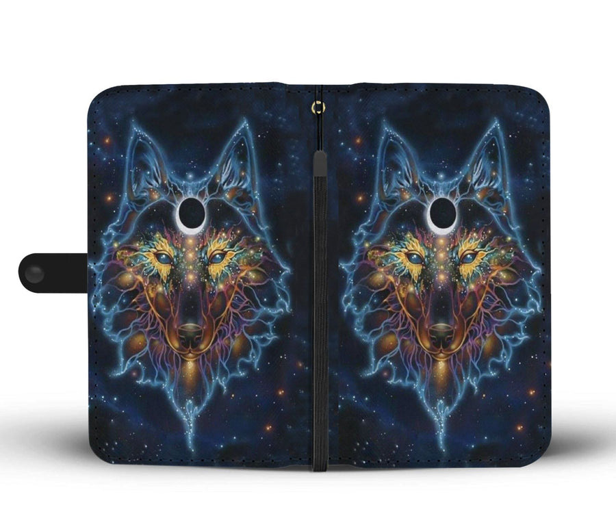 Native Wolf Wallet Case