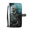 Blue Skull Wallet Case