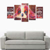 Cavalier King Charles Spaniel Canvas Wall Art  5-Pieces