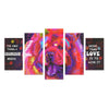 Chow Chow Canvas Wall Art 5-Pieces