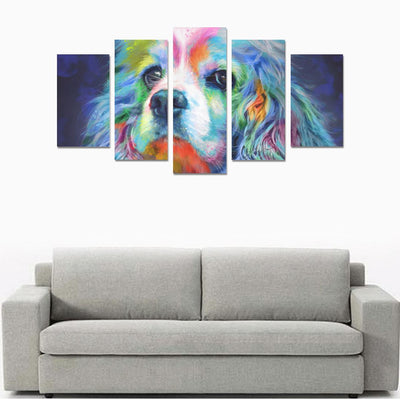 Cocker Spaniel Canvas Wall Art  5-Pieces