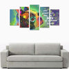 Boston Terrier Canvas Wall Art  5-Pieces