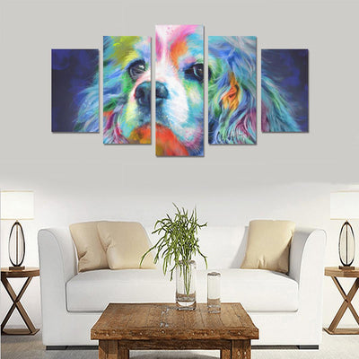 Cocker Spaniel Canvas Wall Art  5-Pieces