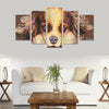 Cavalier King Charles Spaniel Canvas Wall Art  5-Pieces