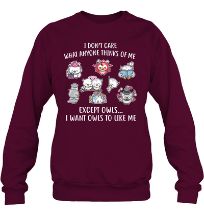I DONT CARE OWLS