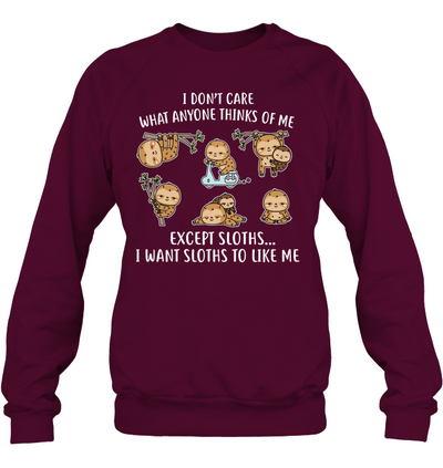 I DONT CARE SLOTHS