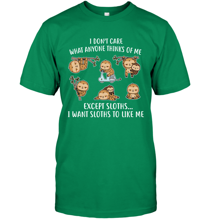 I DONT CARE SLOTHS