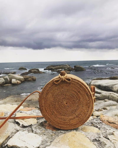 Woven Bag Round Rattan - Handmade 2018