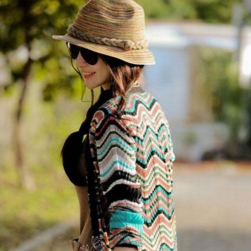 Summer Hats Striped Beach